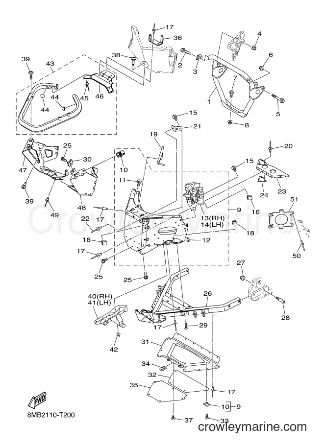 Yamaha Motors SRS10LD (8MB2) [010] - FRAME 1