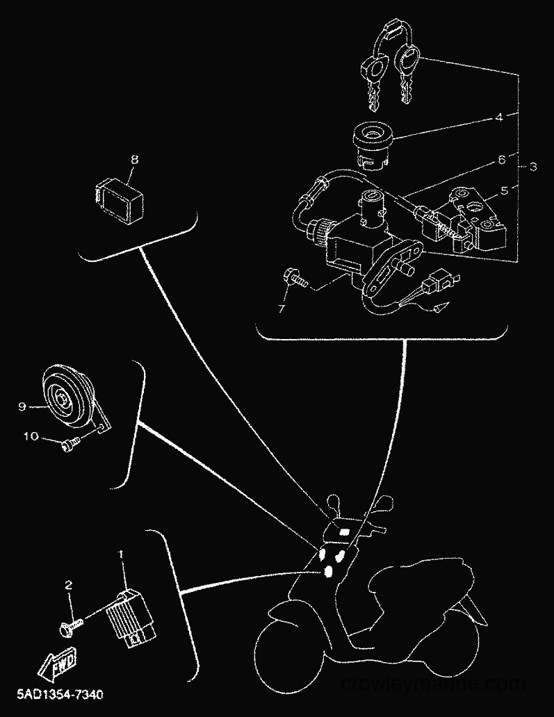 Yamaha Motors YN50 (5ADV) [010] - ELECTRICAL 1