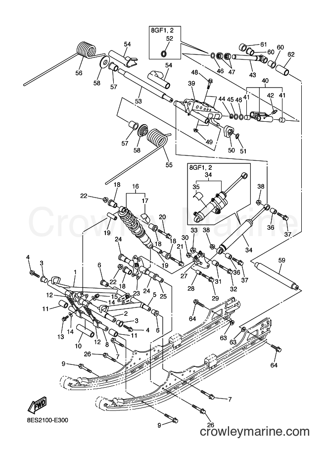 2006 Snowmobile RS10 - RS10 (8ES2) [020] - TRACK SUSPENSION 2