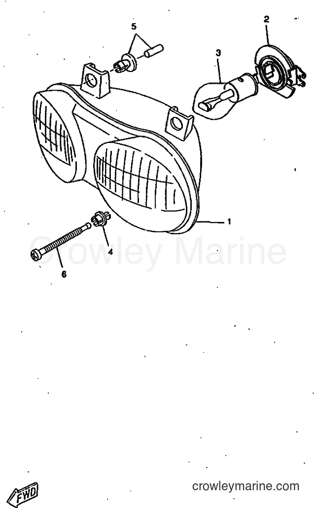 1998 Scooter CW50RS - CW50RS (4TDL) [999] - HEADLIGHT