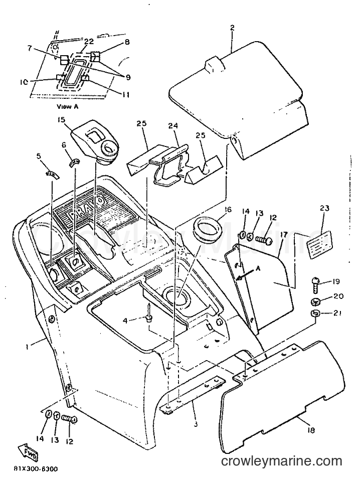 1992 Snowmobile BR250TF - BR250TF (86D4) [010] - INSTRUMENT PANEL