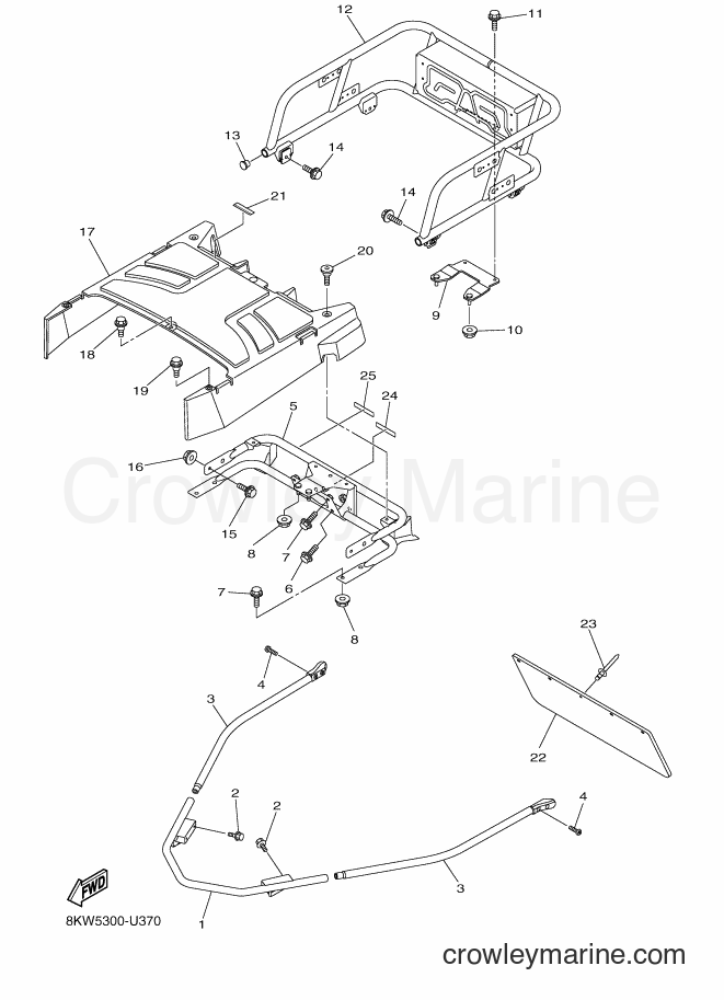 Yamaha Motors VK10F (8KW5) [010] - BUMPER