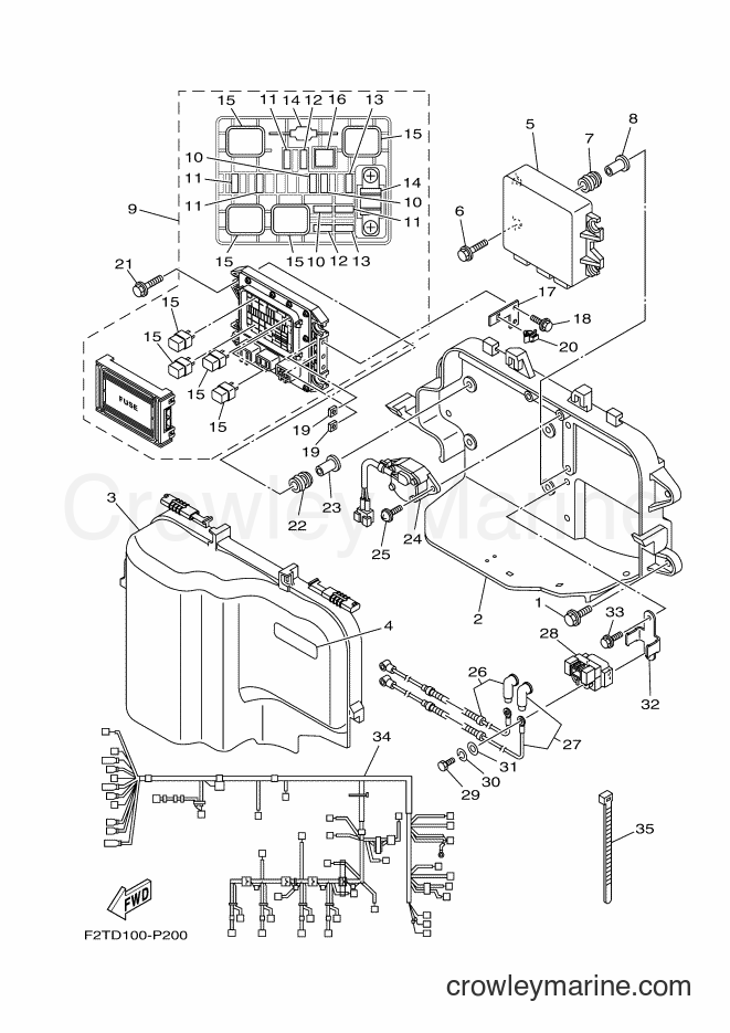 Yamaha Motors FB1800-R (F2TL) [010] - ELECTRICAL 1