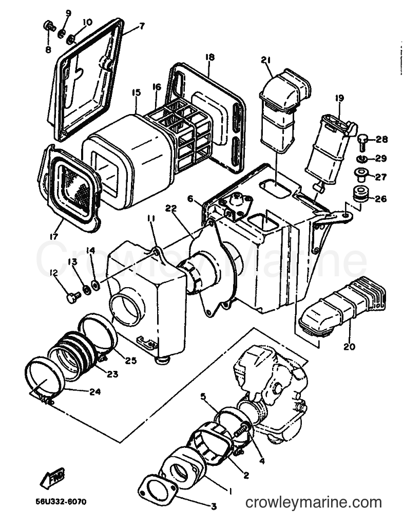 1989 Dirt Bike XT500 - XT500 (3ST1) [999] - INTAKE