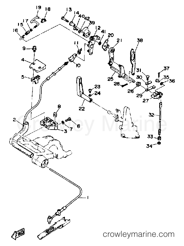 Yamaha Motors F9.9MLHP - CONTROL ENGINE