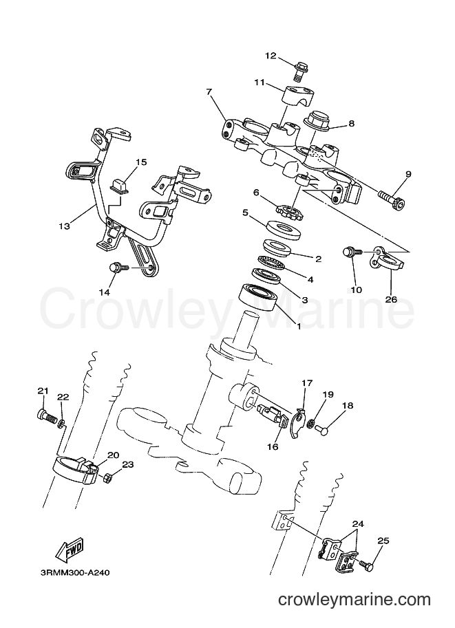 2002 Dirt Bike DT125R - DT125R (4DJB) [010] - STEERING