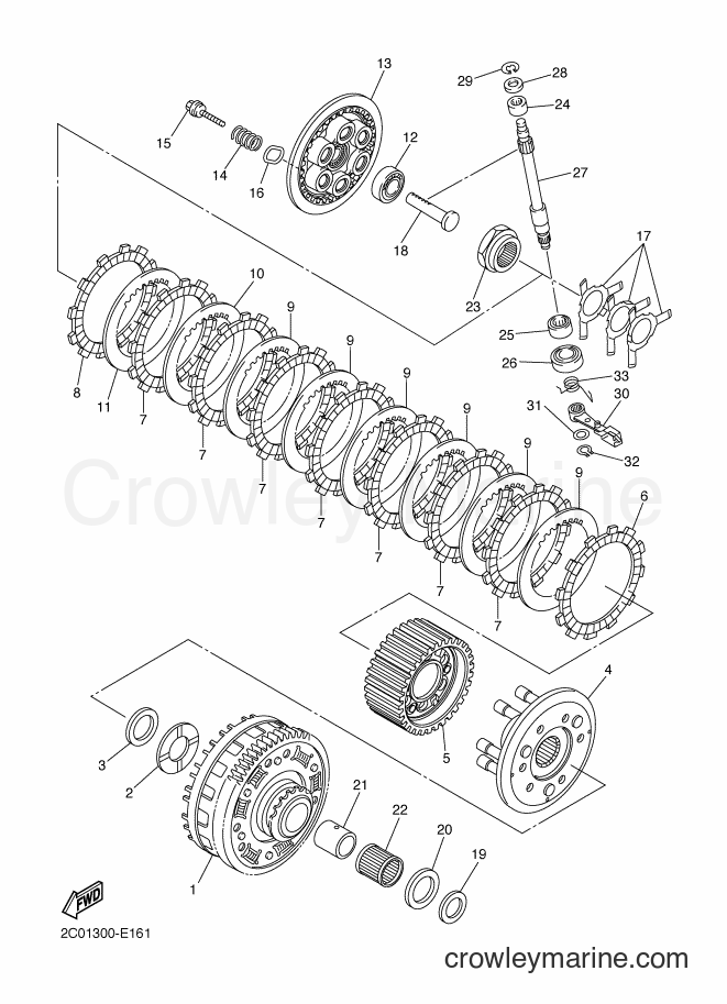Yamaha Motors YZF-R6 (13SS) [010] - CLUTCH