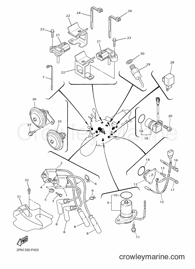 Yamaha Motors XJR1300C (2PN4) [050] - ELECTRICAL 1