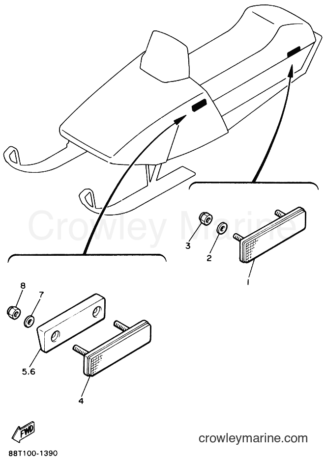Yamaha Motors VT480E (89M1) [020] - ELECTRICAL 3