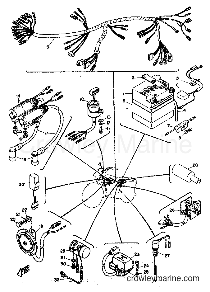 1974 Street Bike RD350 - RD350 (RD1) [999] - ELECTRICAL