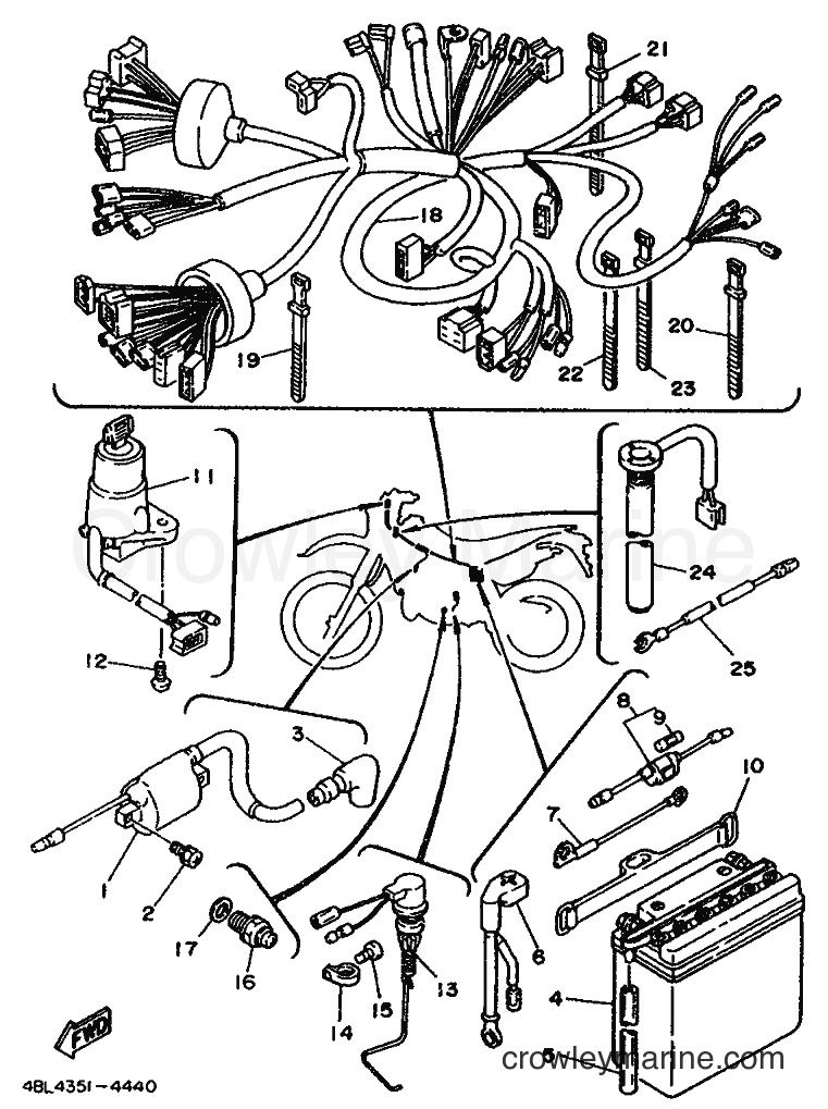 1996 Dirt Bike DT125RE - DT125RE (4DK6) [010] - ELECTRICAL 1