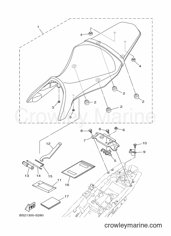 Yamaha Motors MTN850-A (BS21) [010] - SEAT