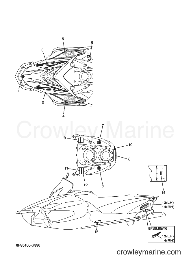 Yamaha Motors RX10M (8FS5) [020] - EMBLEM