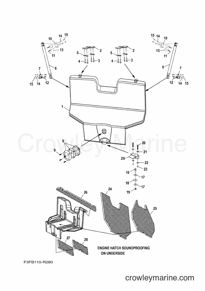Yamaha Motors SAT1800E (F3FF) [020] - DECK HATCH 2