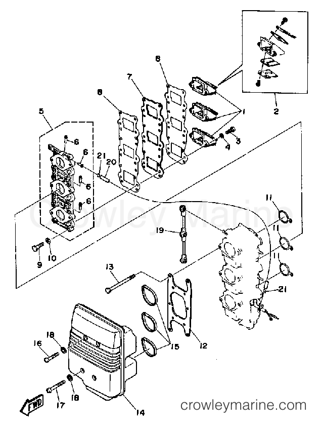 Yamaha Motors PR50LF - INTAKE