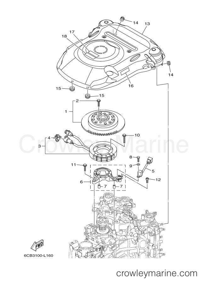 Yamaha Motors VF200A (6CD3) [030] - GENERATOR