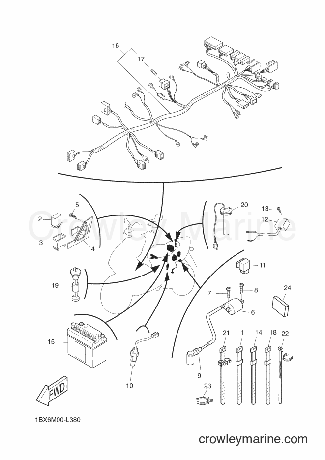 Yamaha Motors YQ50 (1BX7) [070] - ELECTRICAL 2