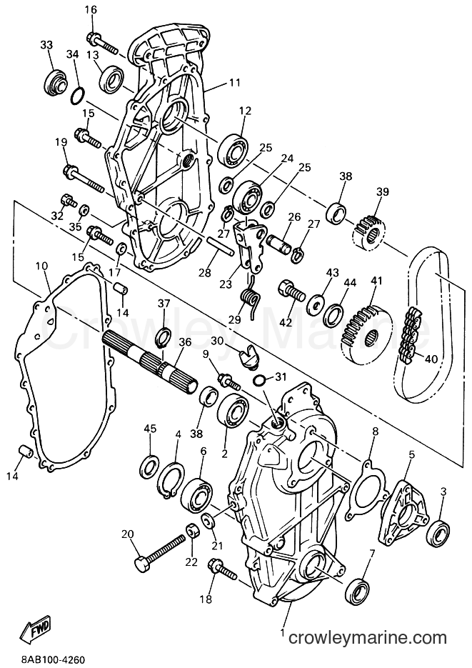 1994 Snowmobile VX600ST - VX600ST (8CE1) [010] - TRACK DRIVE 2