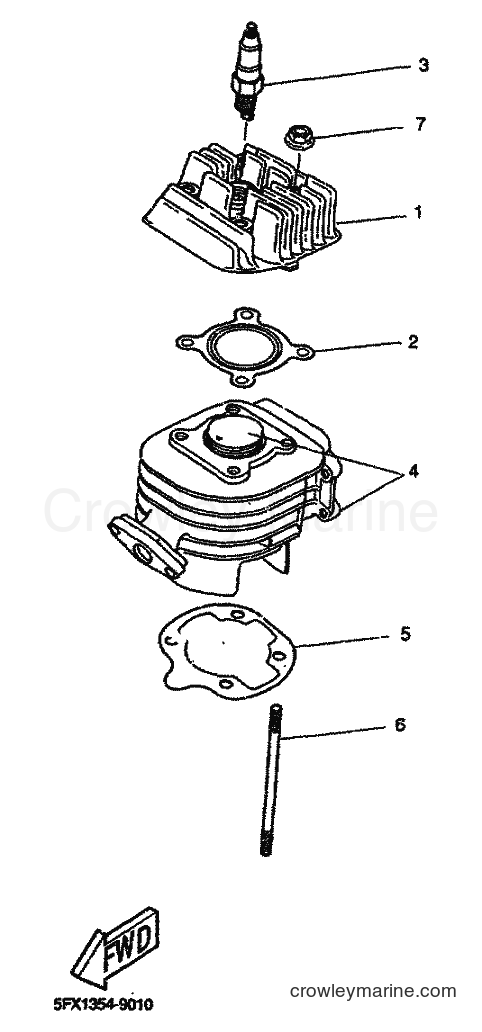 1999 Scooter CW50 - CW50 (4VVP) [010] - CYLINDER