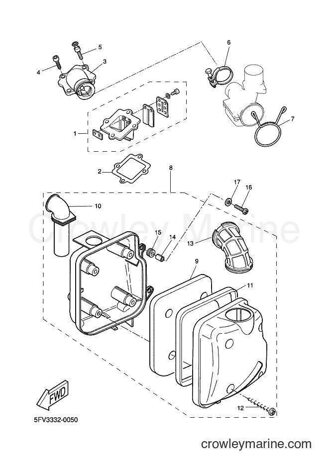 Yamaha Motors YH50 (5UB2) [010] - INTAKE