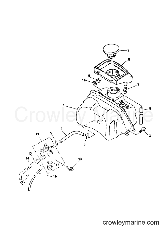 1999 Scooter CY50R - CY50R (3WG8) [010] - FUEL TANK