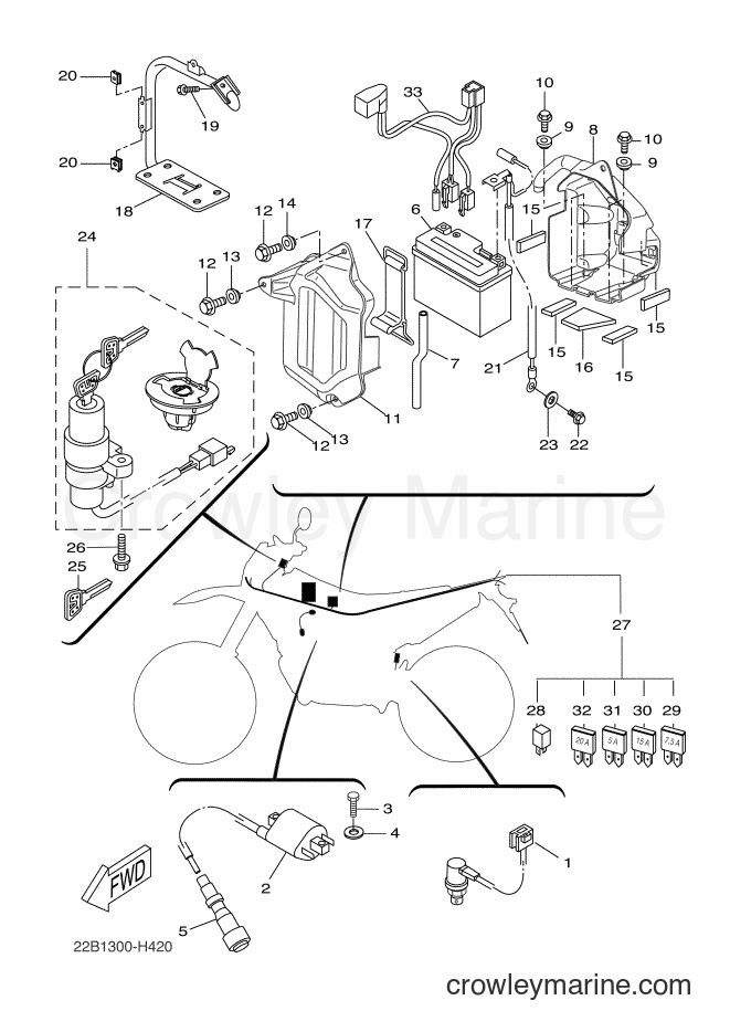 2009 Dirt Bike WR125X - WR125X (22B2) [080] - ELECTRICAL 1