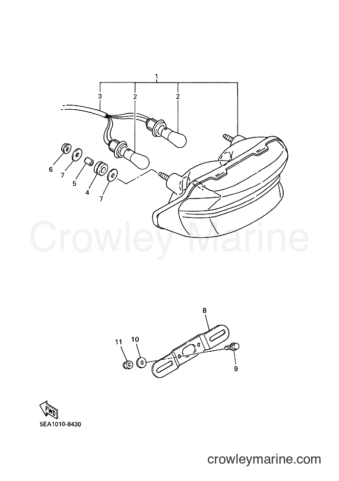 2000 Street Bike XJR1300SP - XJR1300SP (5EAD) [020] - TAILLIGHT