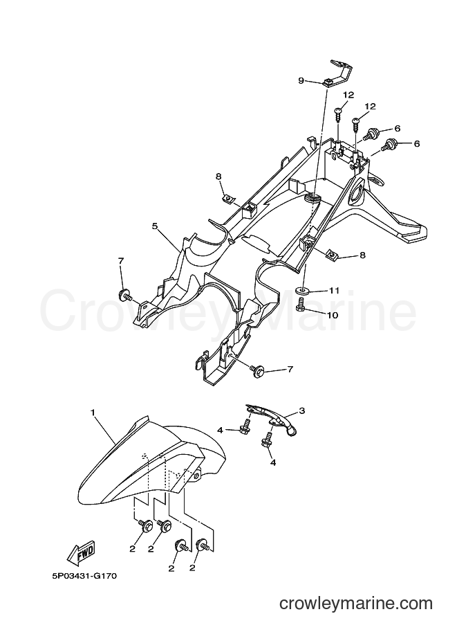 2008 Scooter AT135 - AT135 (5P03) [010] - FENDER