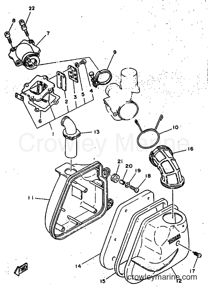 Yamaha Motors YN50 (5BX1) [010] - INTAKE