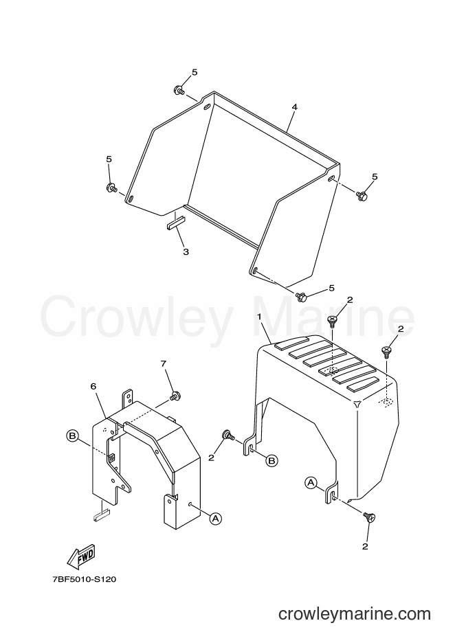 Yamaha Motors YT1380 (7BE3) [010] - PANEL BODY