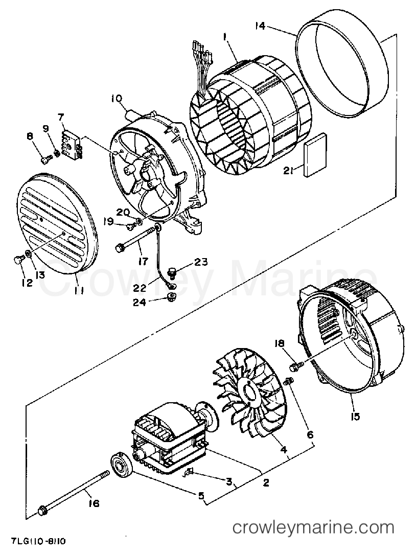 1998 Generator 2500 - EF2500 - GENERATOR