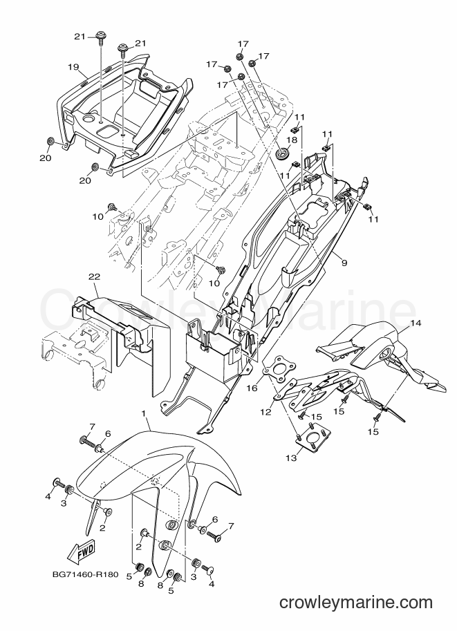 2017 Street Bike TFX150 - TFX150 (BY72) [010] - FENDER