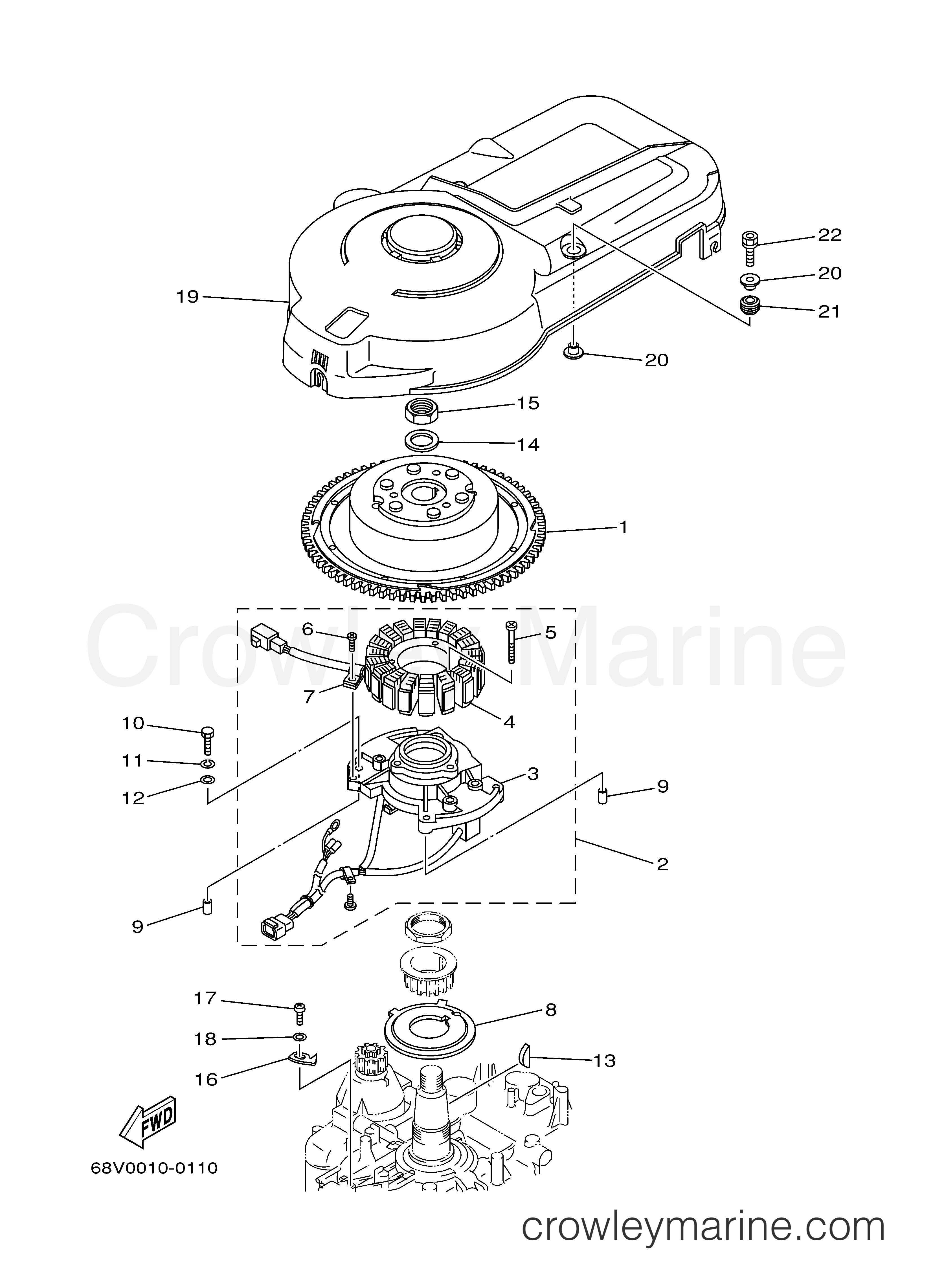 Yamaha Motors F115TXRY - GENERATOR