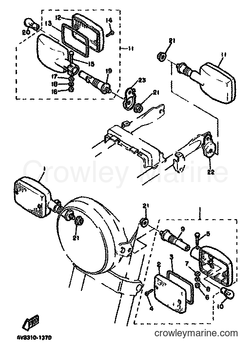 Yamaha Motors XJ550 (4V8) [999] - FLASHER LIGHT