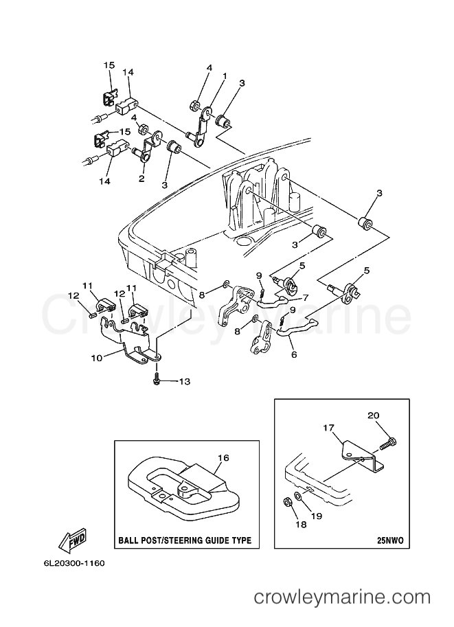Yamaha Motors 25N (6L21) [180] - CONTROL 2