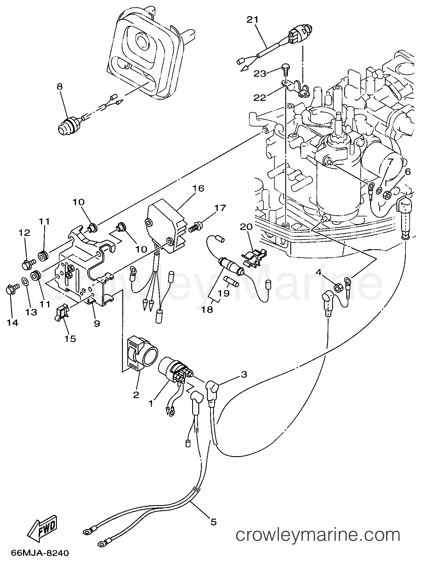 Yamaha Motors F15MLHW - ELECTRICAL 2 (FOR EH ONLY)