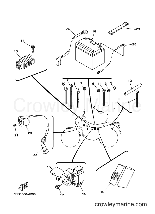 2002 Dirt Bike TW125 - TW125 (5RS2) [010] - ELECTRICAL 1