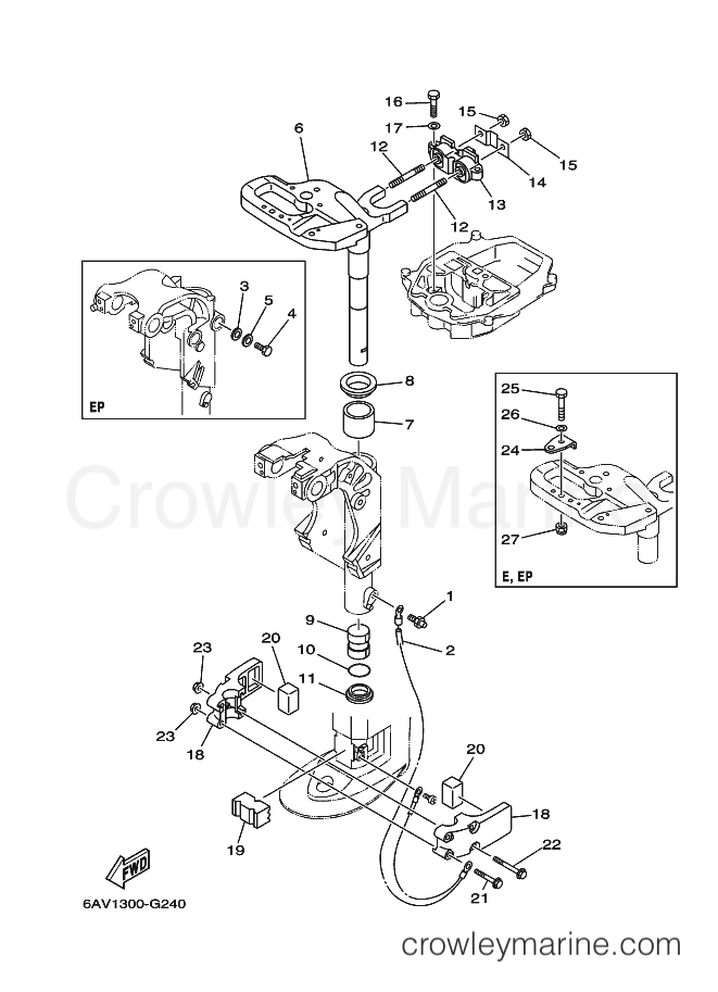 Yamaha Motors FT9.9GEHPX (6AV2) [230] - BRACKET 3