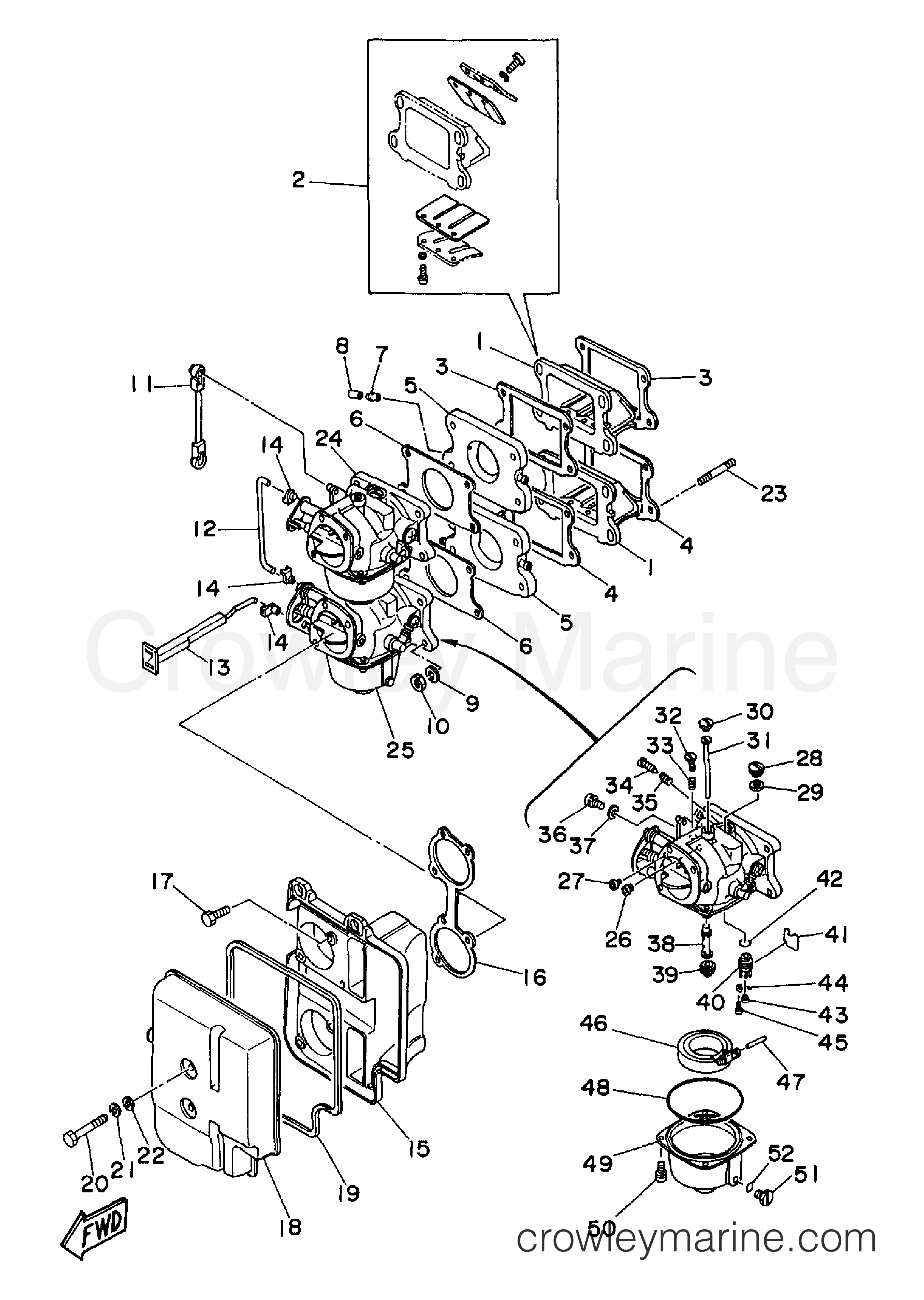 Yamaha Motors E48MLHW - INTAKE