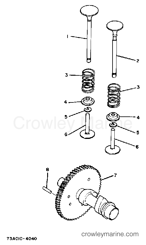 Yamaha Motors EF5000DVE - CAMSHAFT VALVE