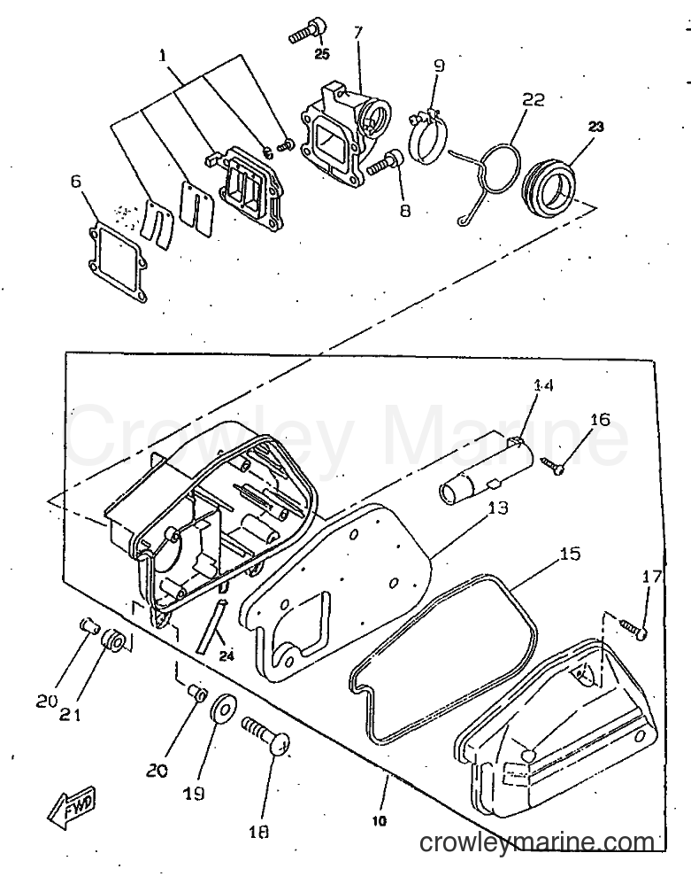 1998 Scooter CW50RSP - CW50RSP (4WK5) [010] - INTAKE