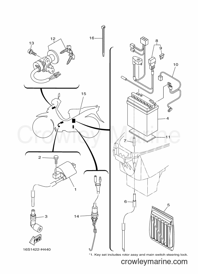 Yamaha Motors T110LE (16S2) [010] - ELECTRICAL 1
