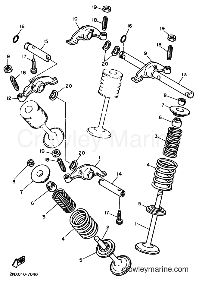 Yamaha Motors SRX600 (2TM) [999] - VALVE