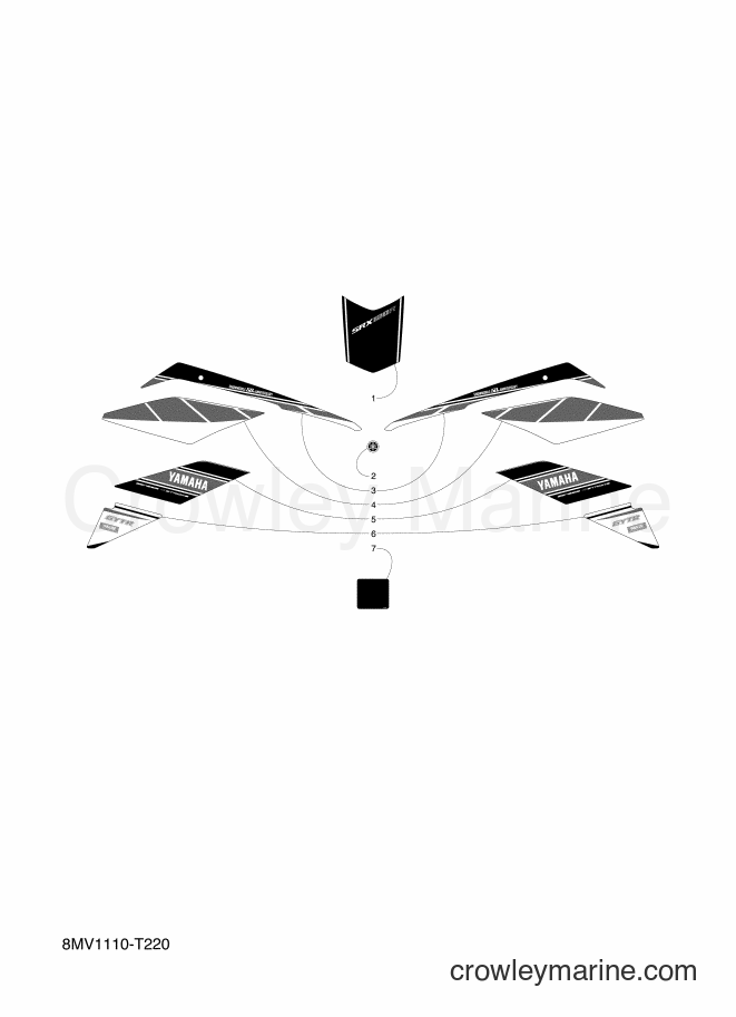 2018 Snowmobile SRX120 - SRX120 (8MV2) [010] - GRAPHIC & EMBLEM