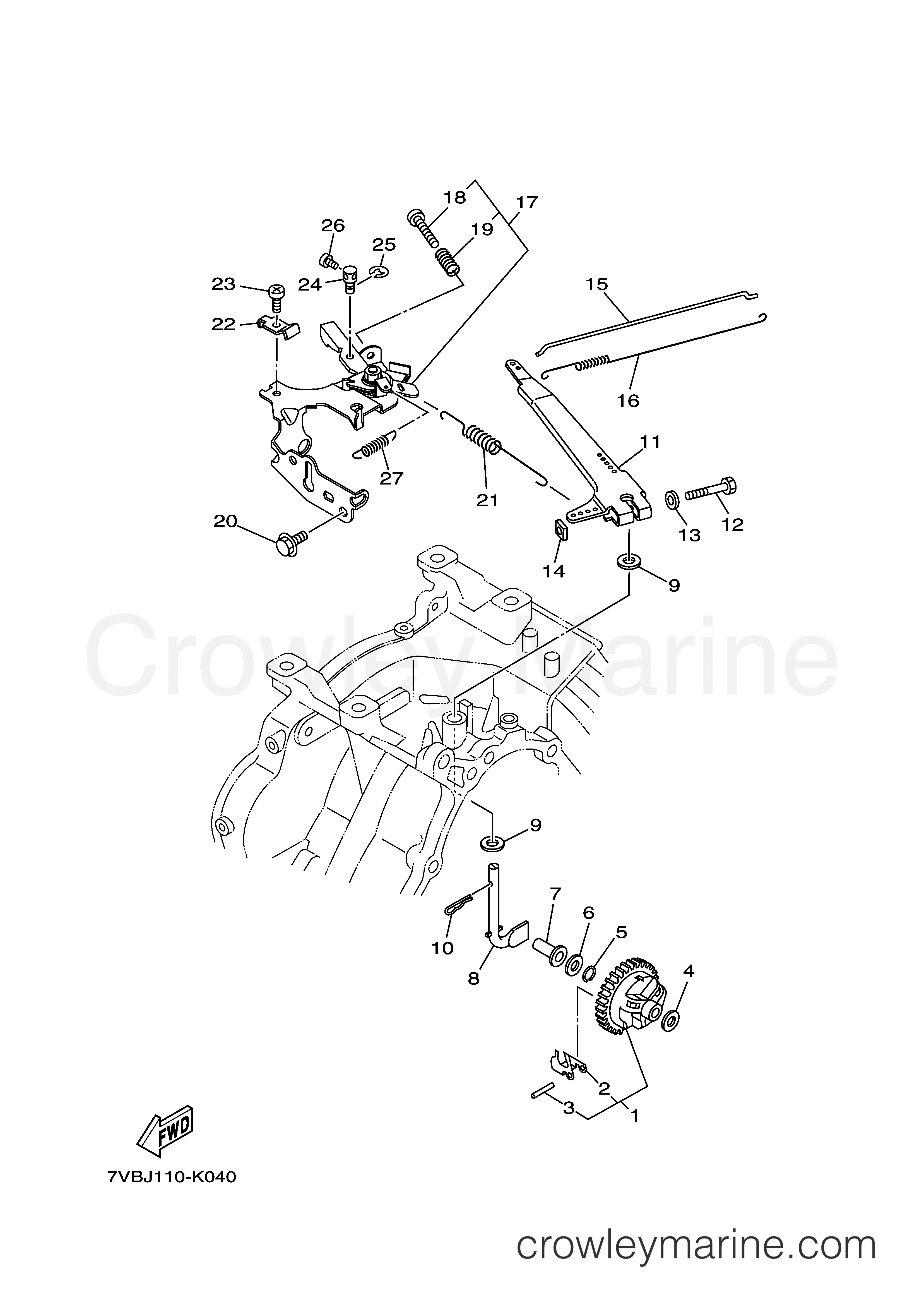 Yamaha Motors MZ300AAIA0 - GOVERNOR