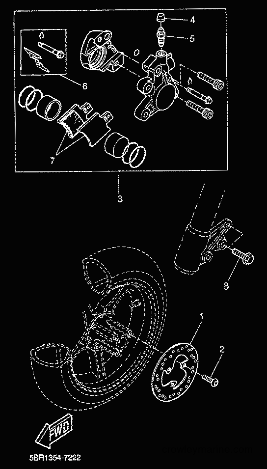 2000 Scooter YQ50L - YQ50L (5HEV) [010] - FRONT BRAKE