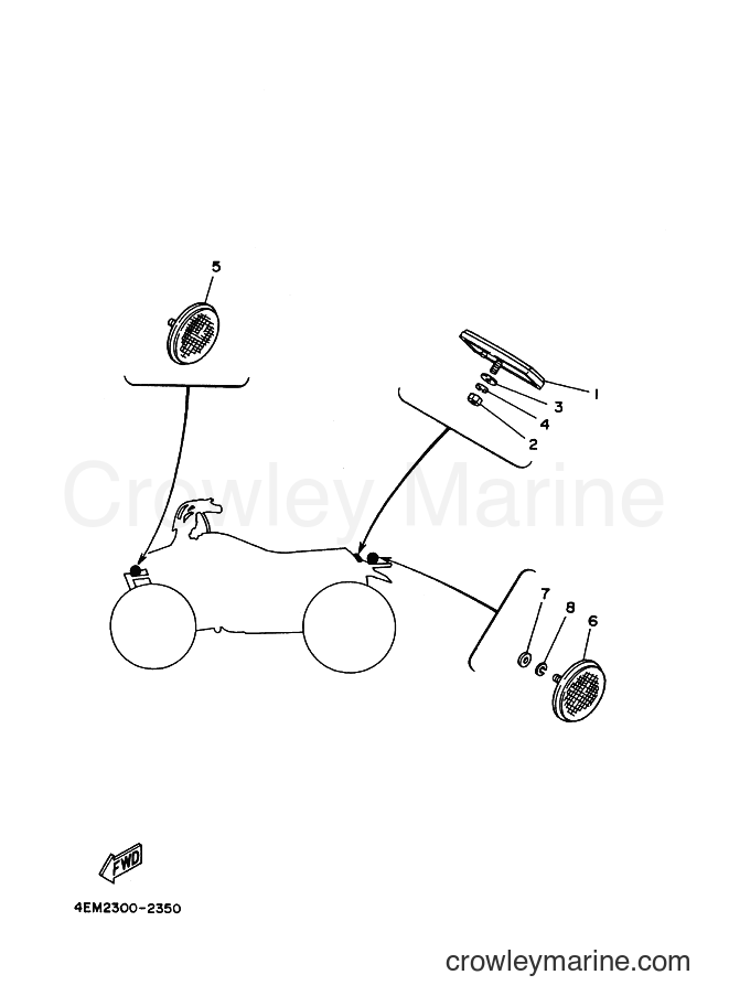 Yamaha Motors YFM80 (4EMU) [010] - ELECTRICAL 2