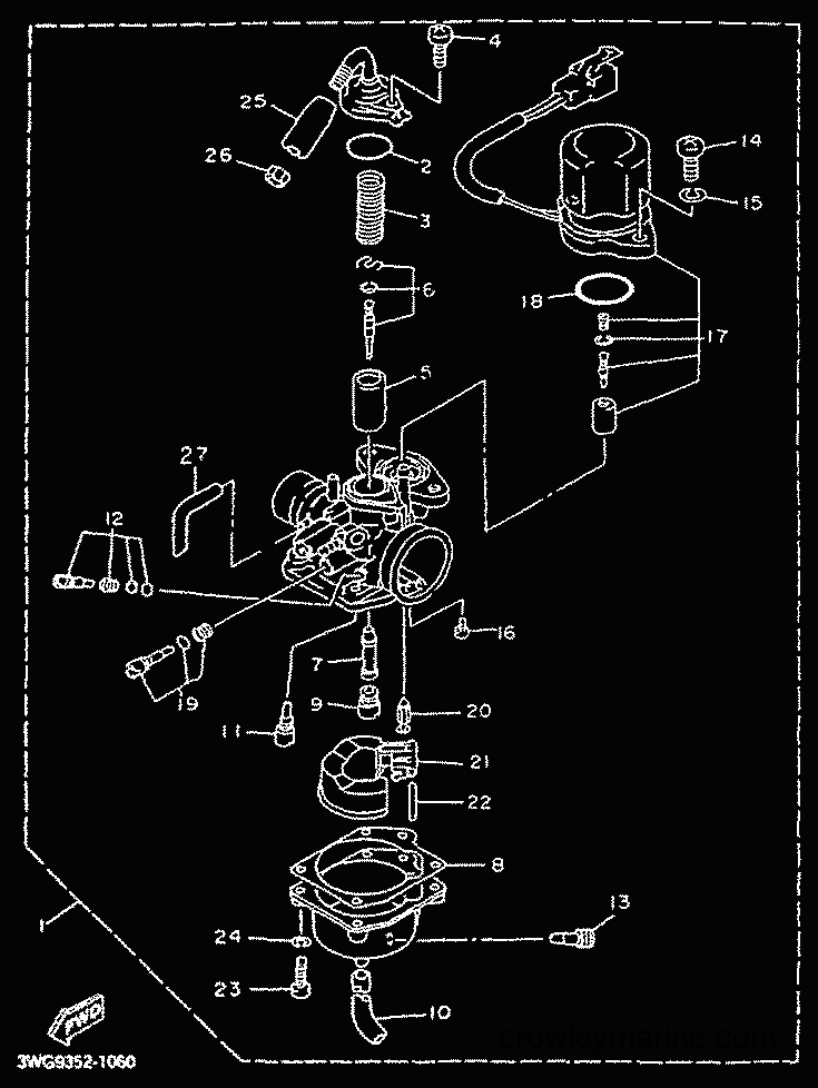 2001 Scooter CY50R - CY50R (3WG9) [010] - CARBURETOR