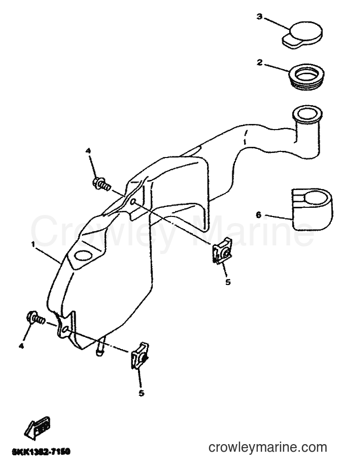 2001 Scooter YN100 - YN100 (5KKE) [010] - OIL TANK