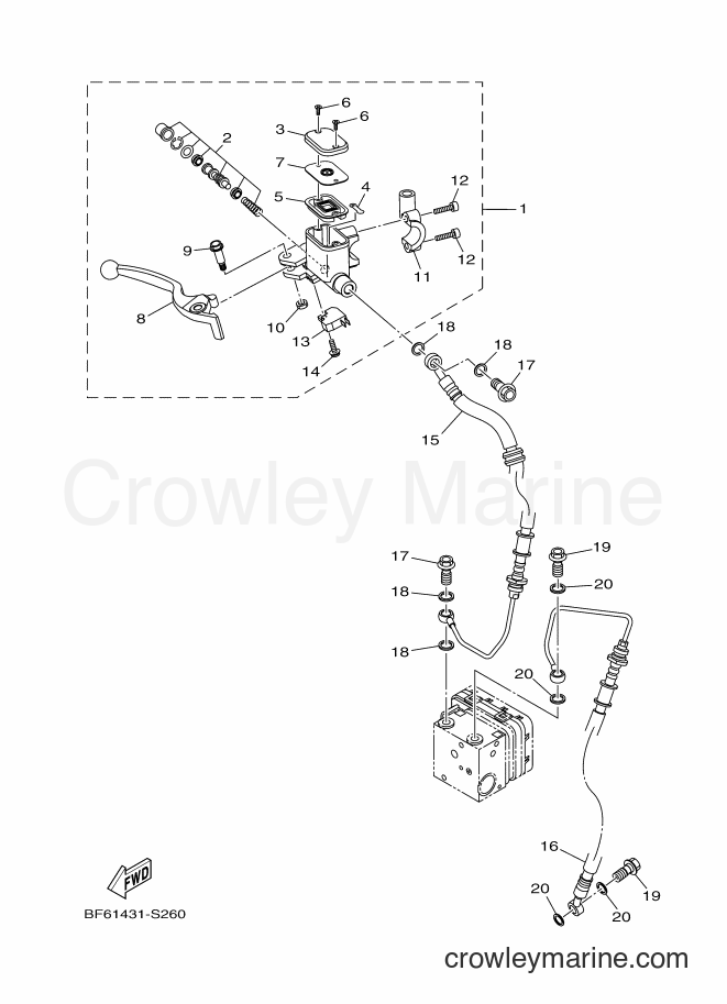 2017 Street Bike GDR155-A - GDR155-A (BF63) [010] - FRONT MASTER CYLINDER 2